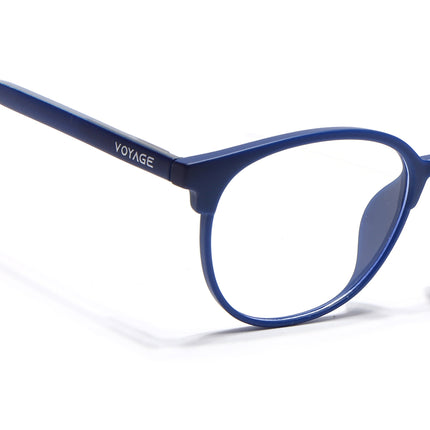 Voyage Blue Round Eyeglasses for Men & Women (28810FMG7586)
