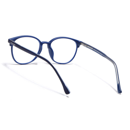 Voyage Blue Round Eyeglasses for Men & Women (28810FMG7586)