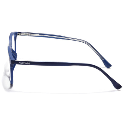 Voyage Blue Round Eyeglasses for Men & Women (28810FMG7586)