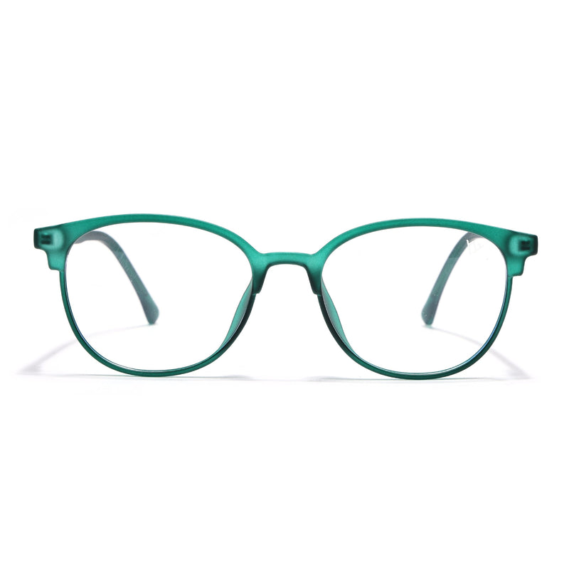 Voyage Green Round Eyeglasses for Men & Women (28810FMG7587)