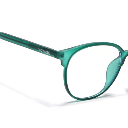 Voyage Green Round Eyeglasses for Men & Women (28810FMG7587)