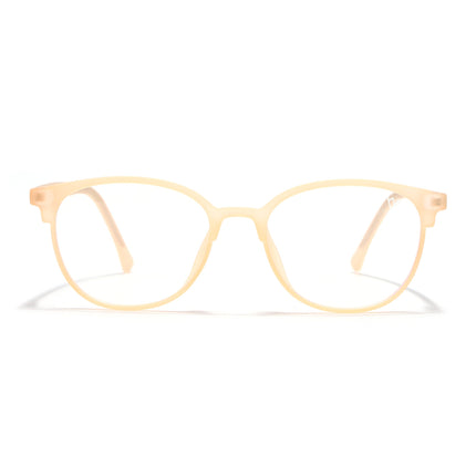 Voyage Peach Round Eyeglasses for Men & Women (28810FMG7588)