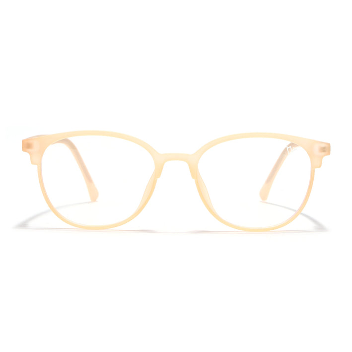 Voyage Peach Round Eyeglasses for Men & Women (28810FMG7588)