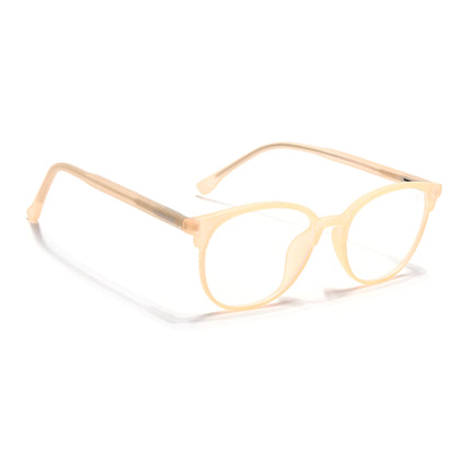 Voyage Peach Round Eyeglasses for Men & Women (28810FMG7588)