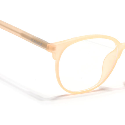 Voyage Peach Round Eyeglasses for Men & Women (28810FMG7588)
