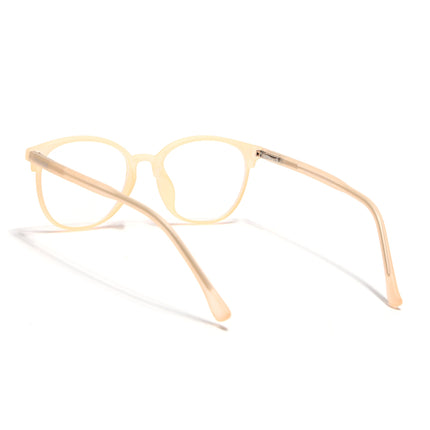 Voyage Peach Round Eyeglasses for Men & Women (28810FMG7588)