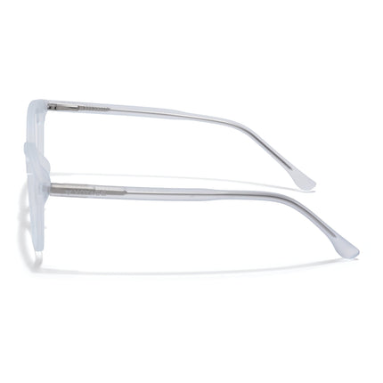 Voyage Thin Light Blue Oval Eyeglasses for Men & Women - MG6530-C4