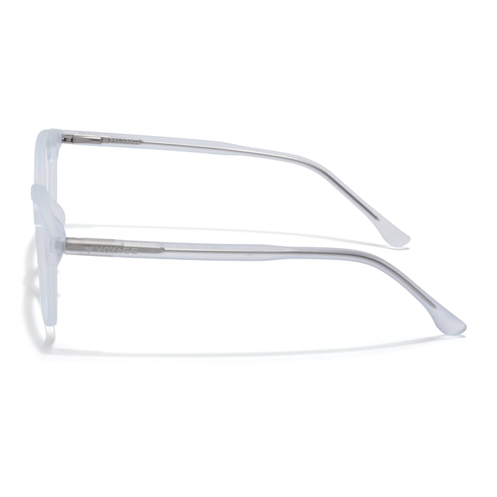 Voyage Thin Light Blue Oval Eyeglasses for Men & Women - MG6530-C4
