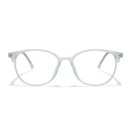 Voyage Thin Light Green Oval Eyeglasses for Men & Women - MG6532-C6