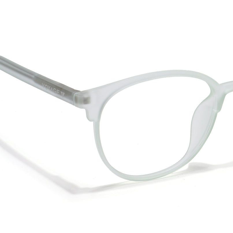 Voyage Thin Light Green Oval Eyeglasses for Men & Women - MG6532-C6