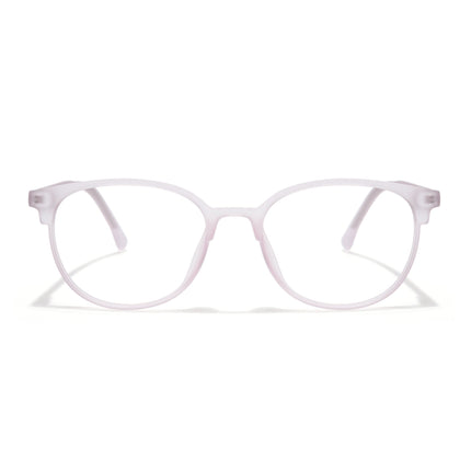 Voyage Thin Light Pink Oval Eyeglasses for Men & Women - MG6534-C8