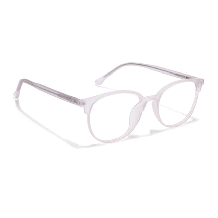 Voyage Thin Light Pink Oval Eyeglasses for Men & Women - MG6534-C8