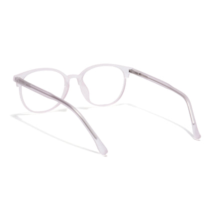 Voyage Thin Light Pink Oval Eyeglasses for Men & Women - MG6534-C8