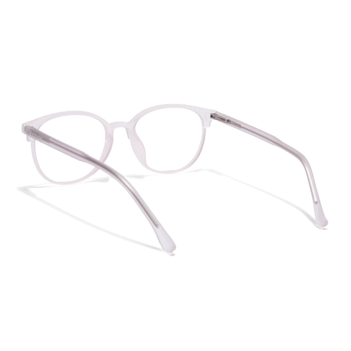 Voyage Thin Light Pink Oval Eyeglasses for Men & Women - MG6534-C8
