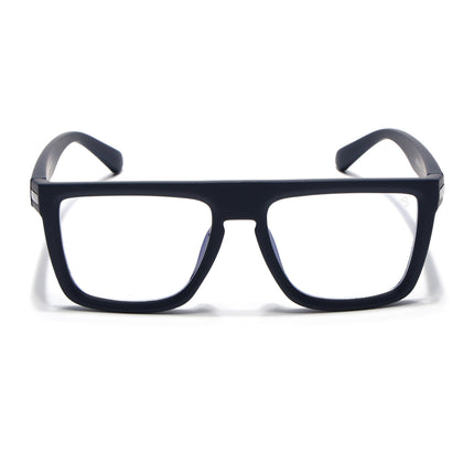 Eyejack Navy Blue Square Eyeglasses for Men & Women (2901FCL2083-C3)