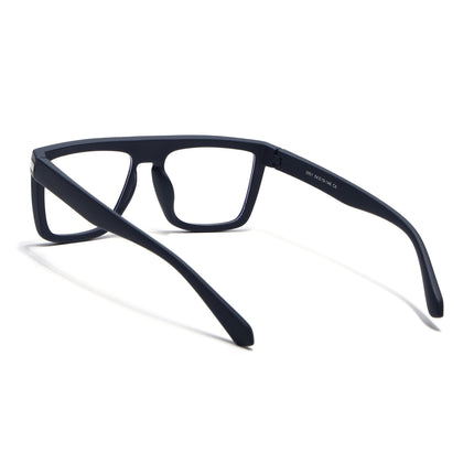 Eyejack Navy Blue Square Eyeglasses for Men & Women (2901FCL2083-C3)