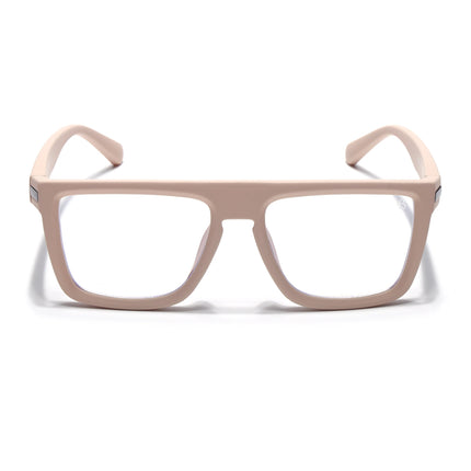Eyejack Cream Square Eyeglasses for Men & Women (2901FCL2086-C6)