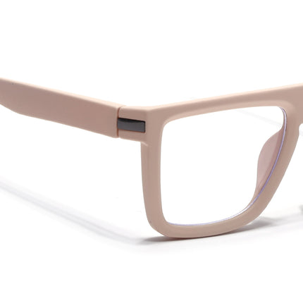 Eyejack Cream Square Eyeglasses for Men & Women (2901FCL2086-C6)