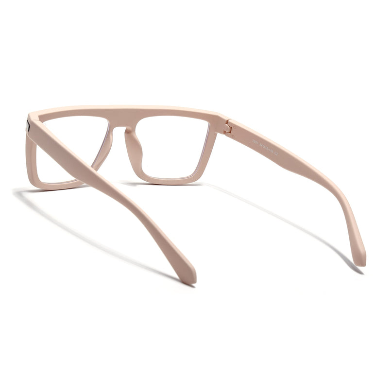 Eyejack Cream Square Eyeglasses for Men & Women (2901FCL2086-C6)