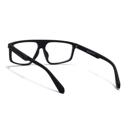 Eyejack Black Rectangle Eyeglasses for Men & Women (2902FCL2087-C1)