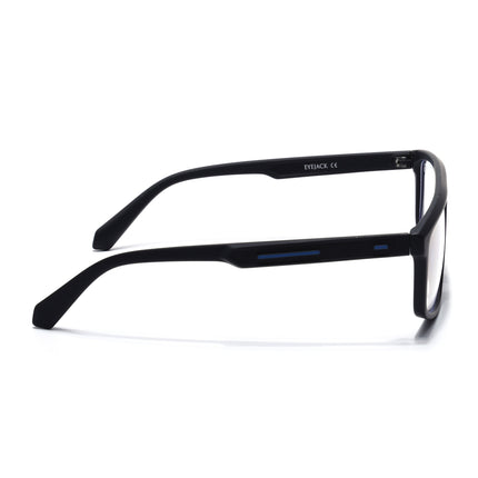Eyejack Black Rectangle Eyeglasses for Men & Women (2902FCL2087-C1)