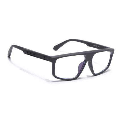 Eyejack Grey Rectangle Eyeglasses for Men & Women (2902FCL2088-C2)