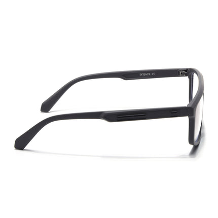 Eyejack Grey Rectangle Eyeglasses for Men & Women (2902FCL2088-C2)