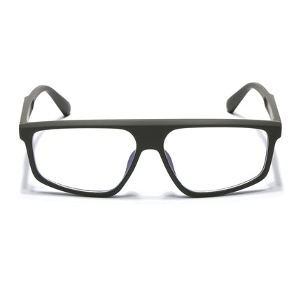 Eyejack Green Rectangle Eyeglasses for Men & Women (2902FCL2091-C5)