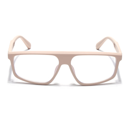 Eyejack Cream Rectangle Eyeglasses for Men & Women (2902FCL2092-C6)