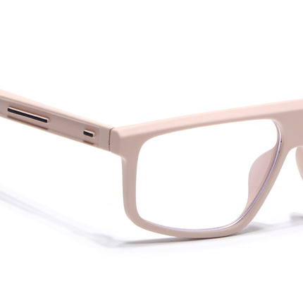 Eyejack Cream Rectangle Eyeglasses for Men & Women (2902FCL2092-C6)