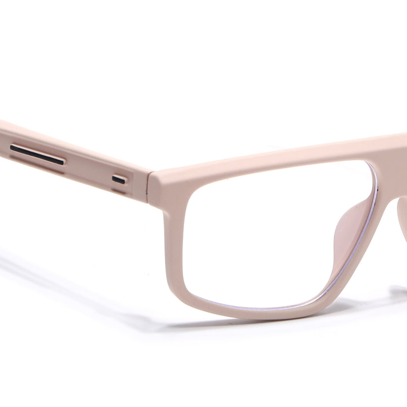 Eyejack Cream Rectangle Eyeglasses for Men & Women (2902FCL2092-C6)