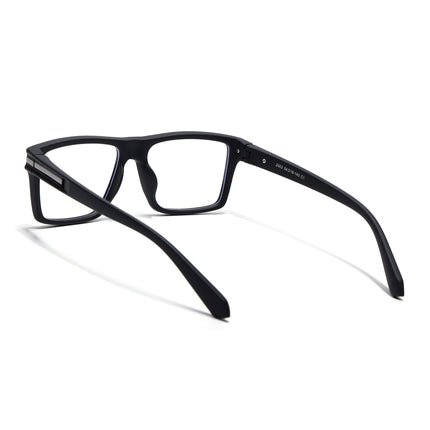 Eyejack Black Square Eyeglasses for Men & Women (2903FCL2093-C1)