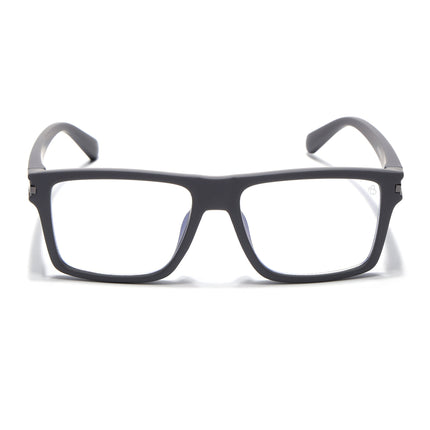 Eyejack Grey Square Eyeglasses for Men & Women (2903FCL2094-C2)