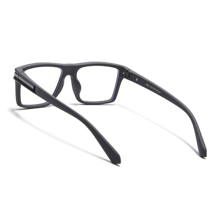 Eyejack Grey Square Eyeglasses for Men & Women (2903FCL2094-C2)