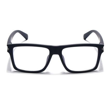 Eyejack Navy Blue Square Eyeglasses for Men & Women (2903FCL2095-C3)