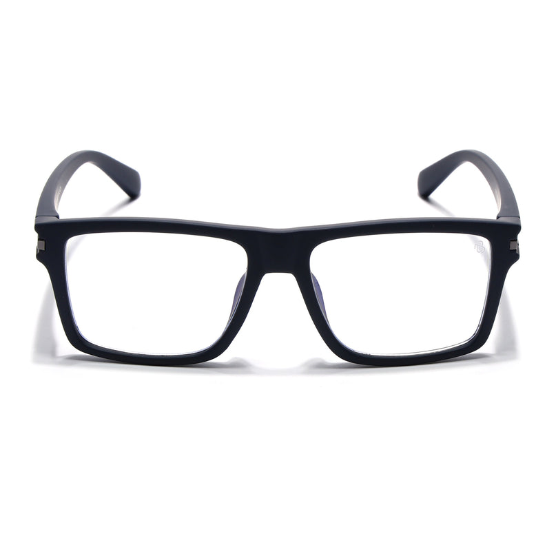 Eyejack Navy Blue Square Eyeglasses for Men & Women (2903FCL2095-C3)
