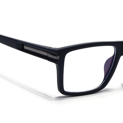 Eyejack Navy Blue Square Eyeglasses for Men & Women (2903FCL2095-C3)