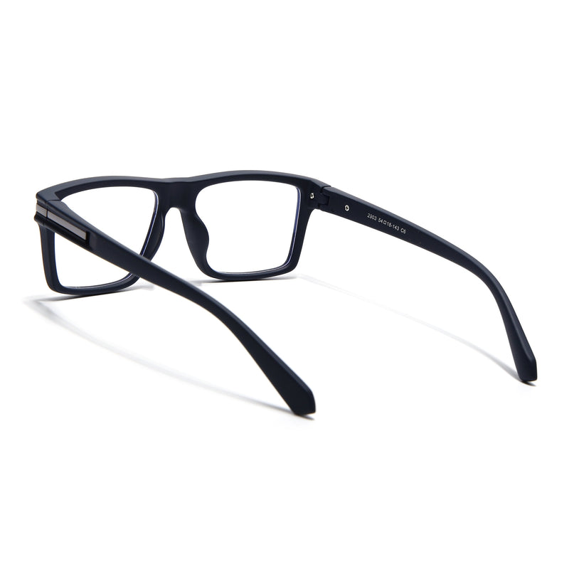 Eyejack Navy Blue Square Eyeglasses for Men & Women (2903FCL2095-C3)
