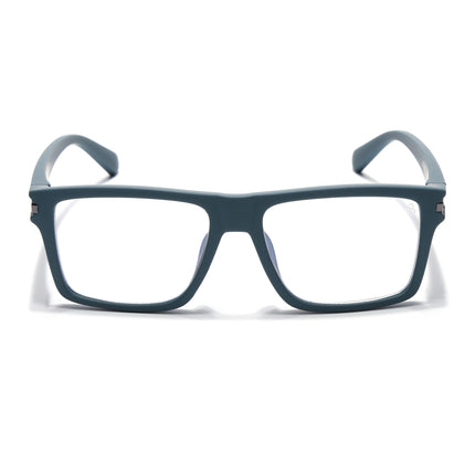 Eyejack Blue Square Eyeglasses for Men & Women (2903FCL2096-C4)