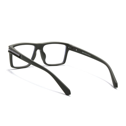 Eyejack Green Square Eyeglasses for Men & Women (2903FCL2097-C5)