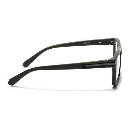 Eyejack Green Square Eyeglasses for Men & Women (2903FCL2097-C5)