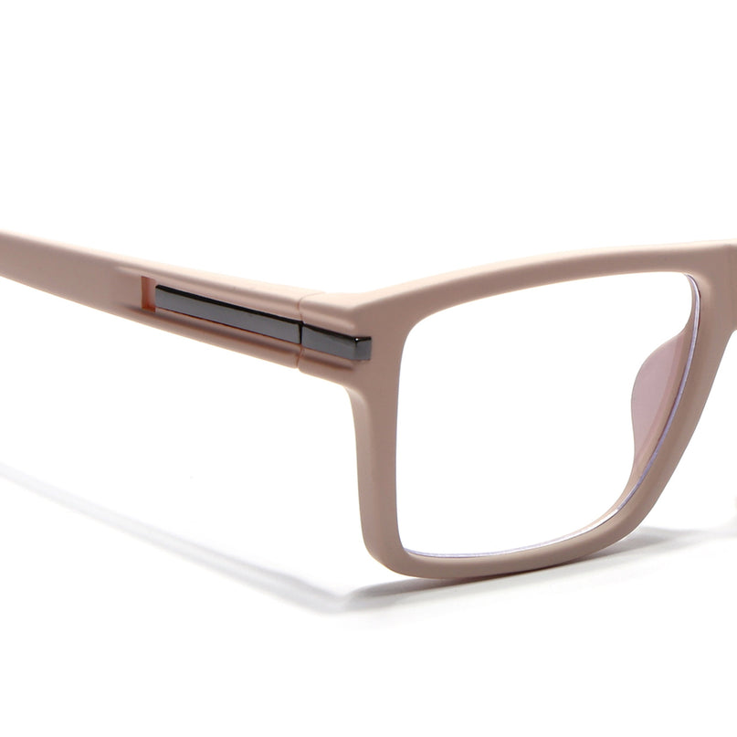 Eyejack Cream Square Eyeglasses for Men & Women (2903FCL2098-C6)