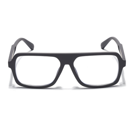 Eyejack Grey Wayfarer Eyeglasses for Men & Women (2904FCL2100-C2)