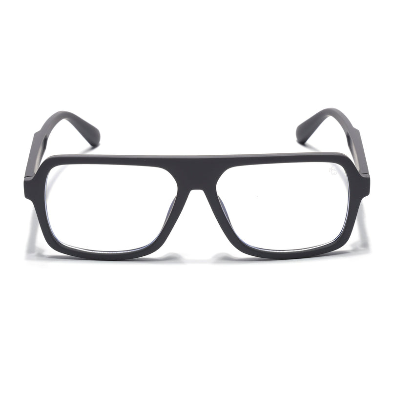 Eyejack Grey Wayfarer Eyeglasses for Men & Women (2904FCL2100-C2)