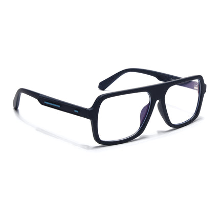 Eyejack Navy Blue Wayfarer Eyeglasses for Men & Women (2904FCL2101-C3)