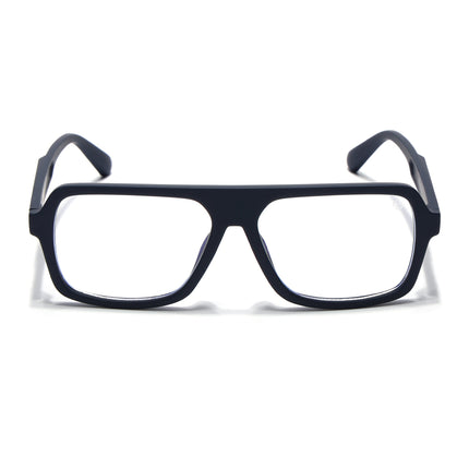 Eyejack Navy Blue Wayfarer Eyeglasses for Men & Women (2904FCL2101-C3)