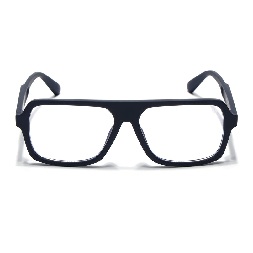 Eyejack Navy Blue Wayfarer Eyeglasses for Men & Women (2904FCL2101-C3)