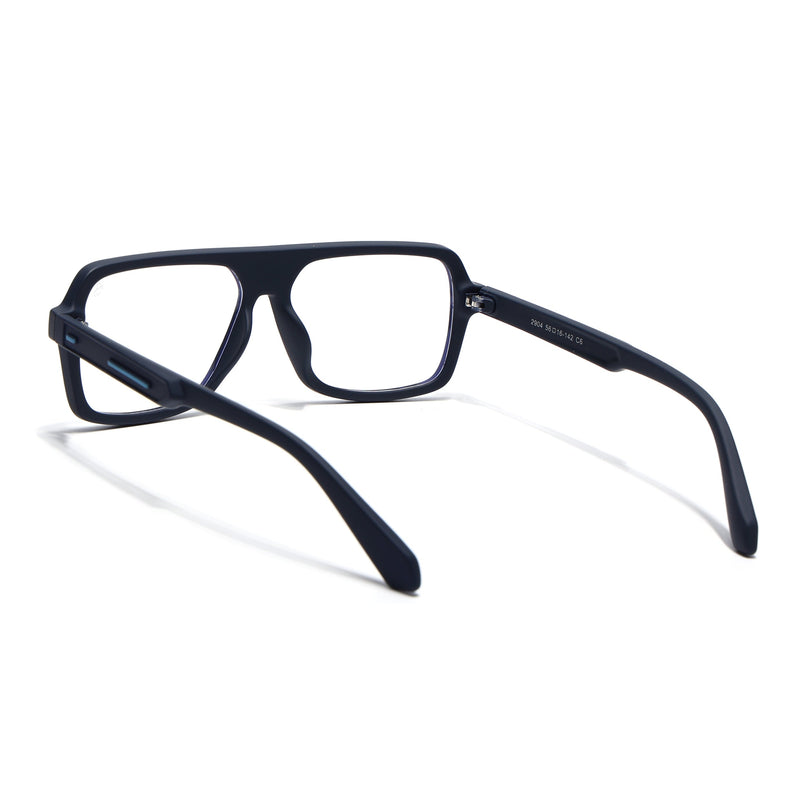 Eyejack Navy Blue Wayfarer Eyeglasses for Men & Women (2904FCL2101-C3)