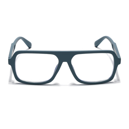 Eyejack Blue Wayfarer Eyeglasses for Men & Women (2904FCL2102-C4)