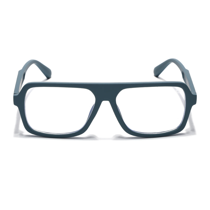 Eyejack Blue Wayfarer Eyeglasses for Men & Women (2904FCL2102-C4)